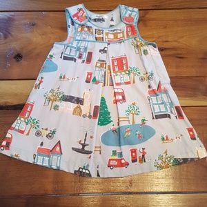 Mini Boden Christmas/Winter Scene Jumper 6-12